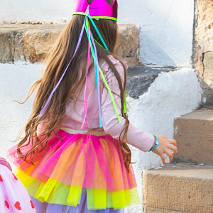 Юбка с воланами Рататам (Ratatam) "Панк", мультиколор, 3-8 лет